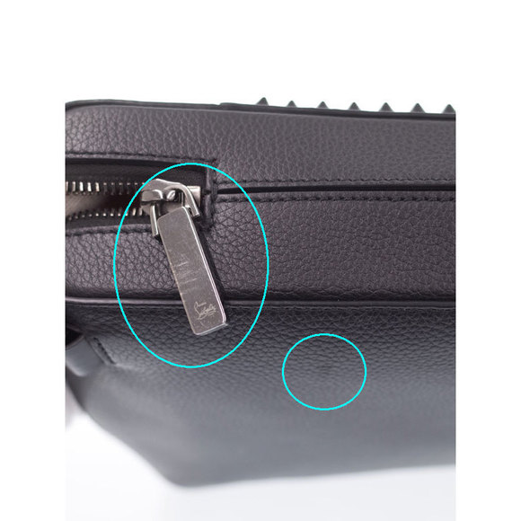 Christian Louboutin Bench Reporter Shoulder Bag Black - Picture 9 of 9